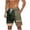Green, variant on ZCFZJW Bermuda Shorts for Men Vintage Color Block Print Summer Drawstring Elastic Waist Beach Board Shorts Quick Dry Swim Trunks with Pockets Brown XXL