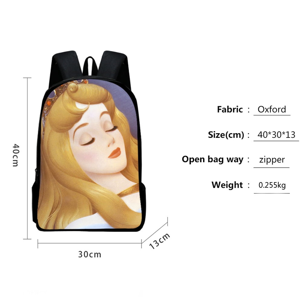 Sleeping Beauty Students Backpack Pretty Practical Cartoons Paint Travel  Bag with Crossbody Bag and Pen Bag 3CS for Boys and Girls for Dating and  Travel 