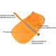 thumbnail image 2 of Adjustable Waterproof Pet Dog Hooded Raincoat Reflective Dog Rain Coat Jacket Dog Rainwear Apparel Clothes for Small Medium Large Dogs (S/M, Orange), 2 of 4