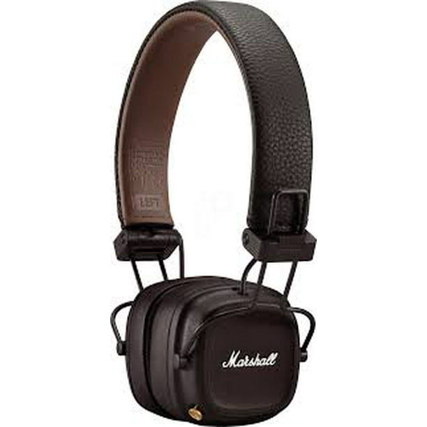 Marshall Major IV On-Ear Bluetooth Headphone, 80+ Hours of Wireless  Playtime with Wireless Charging - Brown