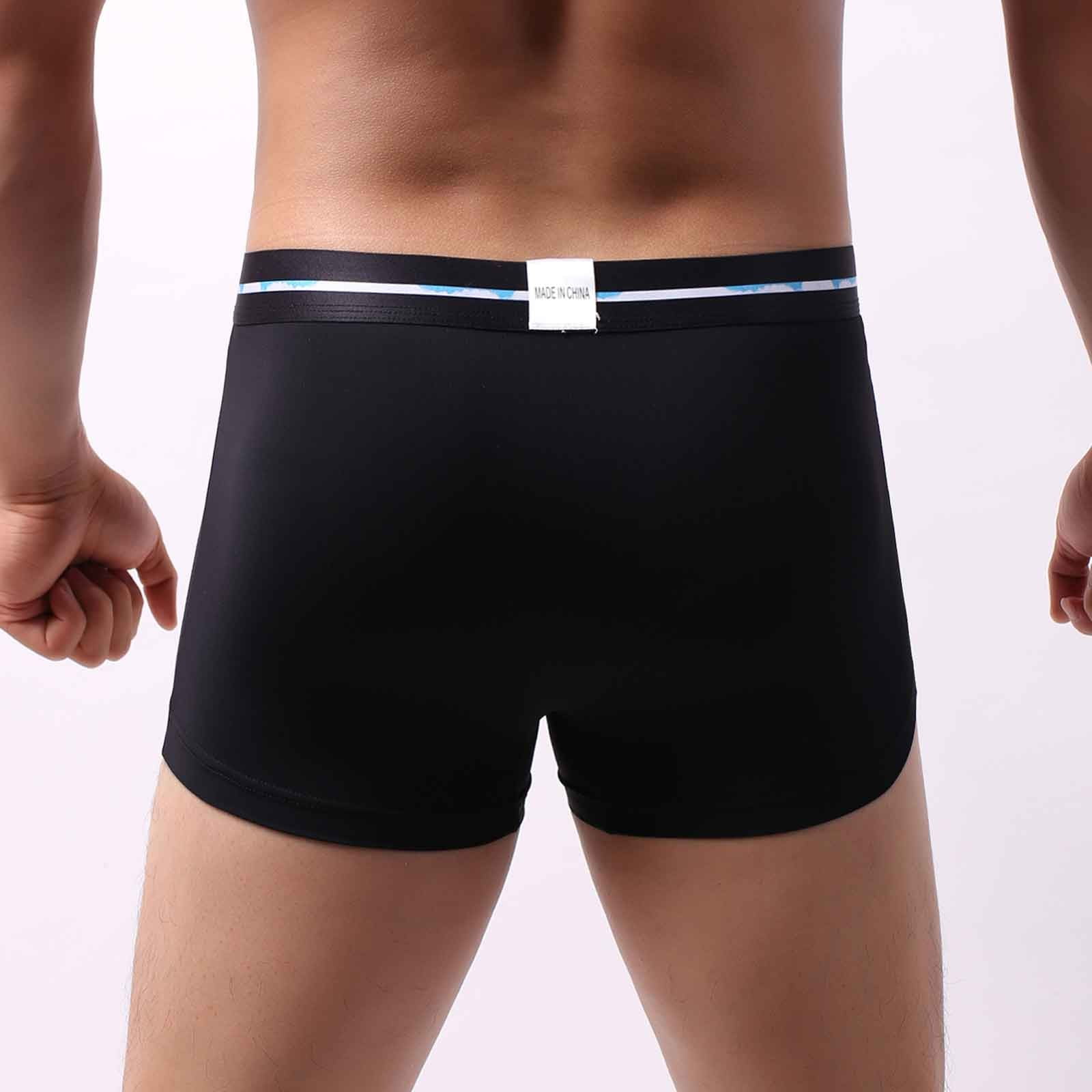 AnuirheiH Men's Lingerie Soft Briefs Underpants Knickers Shorts Sexy  Underwear 4-6$ off 2nd 