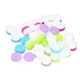 thumbnail image 2 of 16pcs Contact Lens Case Colorful Contact Lens Soak Storage Container for Outdoor Activities Travel, 2 of 14