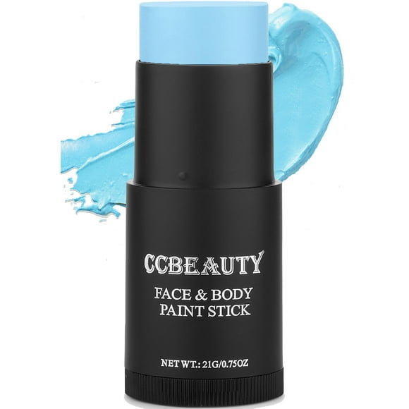 Barra de pintura facial y corporal CCBeauty azul claro para Halloween
