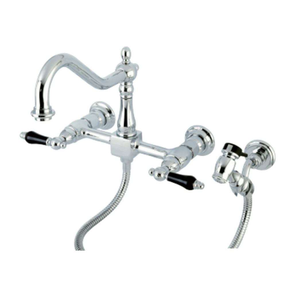 Kingston Brass Duchess 8-Inch Centerset Wall Mount Kitchen Faucet with