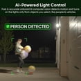 thumbnail image 5 of Restored WYZE Floodlight Camera Pro, 3000-Lumen LEDs, 180° Wide View, 2K HD Outdoor Security Camera, Motion Detection, 105dB Siren, Cloud & Local Storage, Color Night Vision, Wired (Refurbished), 5 of 9