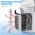 thumbnail image 3 of fastboy ABS Mini Air Conditioner Adjustable Waterproof Ambient Light Lifting Handle Leakproof Electric Cooler Cooling Fan, 3 of 6