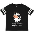 thumbnail image 3 of Inktastic Sorry, I'm a Bit Moody Today Cute Cow Pun Boys or Girls Toddler T-Shirt, 3 of 5