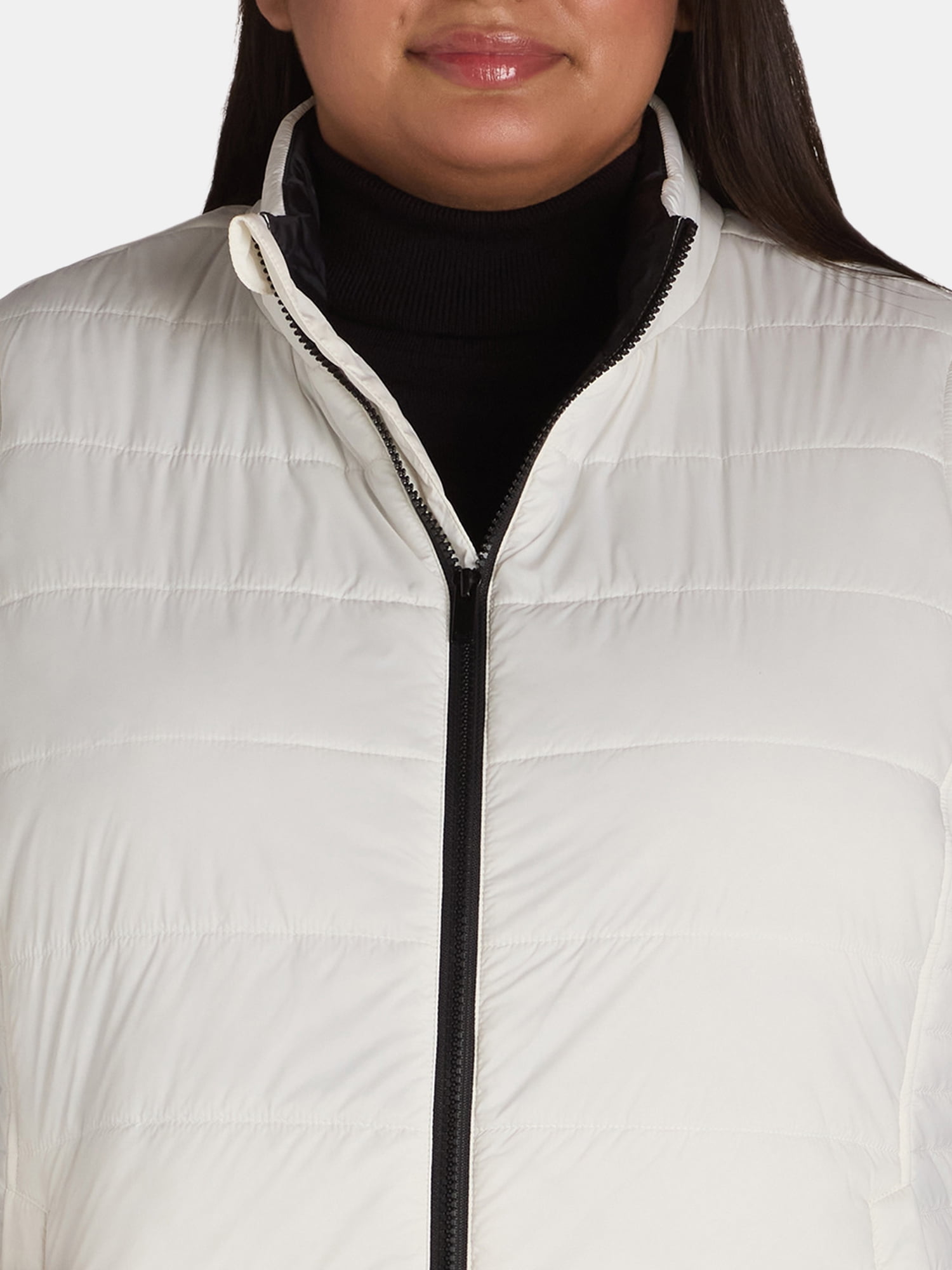 Time and Tru Women's and Women's Plus Puffer Vest, Sizes XS-3X
