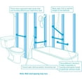 thumbnail image 2 of Moen YG5424BN 24-Inch Kingsley Grab Bar (Brushed Nickel), 2 of 6