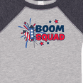 thumbnail image 4 of Inktastic 4th of July Boom Squad Blue and Red Fireworks Boys or Girls Baby Bodysuit, 4 of 5