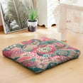 thumbnail image 2 of Meditation Cushion with Paisley Pattern, Boho Square Floor Pillow for Yoga and Relaxation 22 x 22, 2 of 7