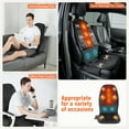 thumbnail image 3 of Massage Seat Cushion with Heat, Cooling Back Massager for Chair, Chair Massager for Full Body Massage, Deep Tissue Vibration Pad with 2 Adapters, Gifts for Dad Mom, 3 of 6