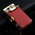 thumbnail image 4 of Vintage Windproof Kerosene Lighter with Grinding Wheel Rocker Arm and Engraved Leather Case, Refillable Pocket Lighter Gift for Men, 4 of 4