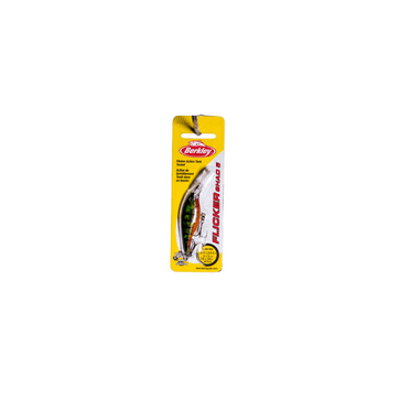 Berkley Flicker Shad Fishing Lure, Flashy Perch, 3/16 oz