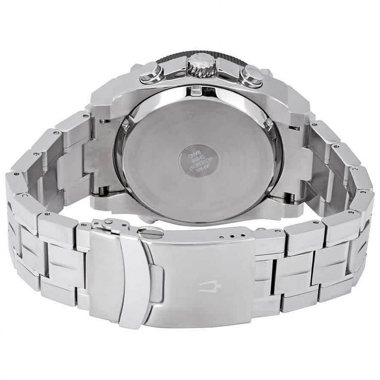 Bulova Precisionist Men\'s Chronograph Stainless Steel Watch 98B316