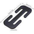 thumbnail image 2 of 7cm Universal Auto Locking Clip Shoulder Buckle Stopper for Kids Shoulder Neck (Black, 2 Pack), 2 of 5