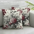 thumbnail image 3 of GOSMITH  Pink and Cream Floral Pillow Covers Vintage Throw Chinoiserie Flower Pillowcases Farmhouse Cushion for Couch Bed Sofa Chair Home Decor, 3 of 5