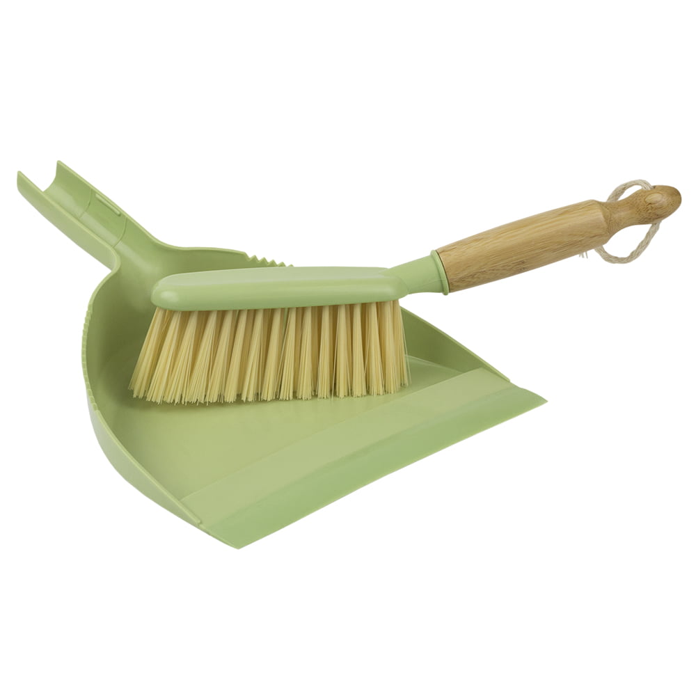 Green Home Basics Bliss Collection Bamboo Dustpan with Broom PB45590 