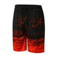thumbnail image 3 of Aayomet Board Shorts For Men Swim Mens Shorts Casual Summer Shorts with Pockets,Red 3XL, 3 of 5