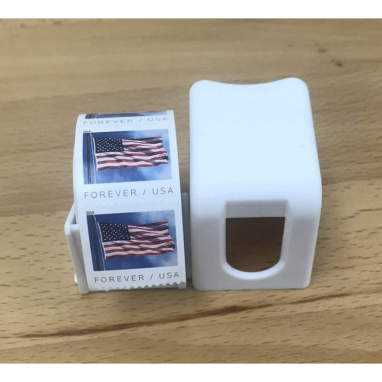 A Roll of 100 Forever Stamp Dispenser, Holder for Stamps Postage Forever  Roll of 100, Forever Stamps Roll of 100 Dispenser for Postage Stamps  Forever 2023 Desk Organization of Office Home, 2 Pack : : Kitchen