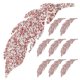 thumbnail image 2 of Pink Decorative Hat Patches with Rhinestones for DIY Clothes Accessories and Decoration 4 Pairs, 2 of 4