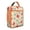 Orange-3, variant on Crab Print Insulated Lunch Box, Leakproof Reusable Cooler Tote for Beach & Office - Portable Ocean Design Lunch Bag for Seafood Enthusiasts