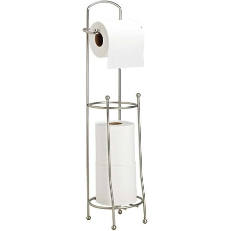 Old Silver Tissue Holder - Bath Bliss Toilet-Tissue Holder/Dispenser, Satin Nickel