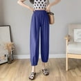 thumbnail image 5 of SIYUDAN Womens Pants Women'S Casual Pants Blue Adult Work Pants Women Comfy Work Pants Women Wide Leg Pants With Pockets Summer Clothes For Women, 5 of 5