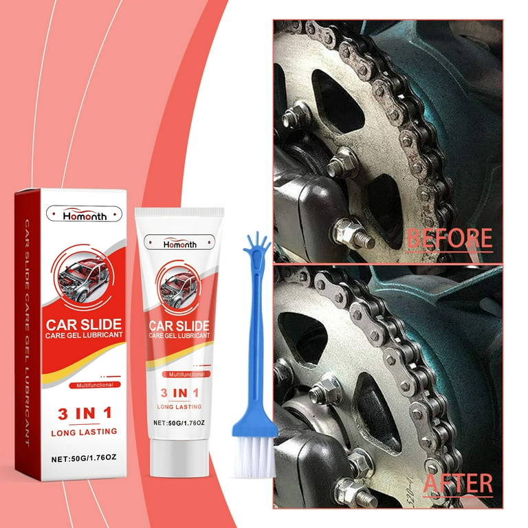 Car Lubricating Grease, Lubricant for Sunroof Track and Sliding Glass Doors, Multipurpose Garage Doors Grease, Car Door Abnormal Noise Lubricating Oil