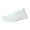 White, variant on IUJSOY Lightweight Walking Shoes Women Slip on Mesh Sock Sneakers Anti-Slip Soft Sole Flats