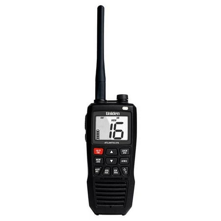 Uniden Floating Handheld VHF Marine Radio - Black