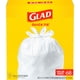 thumbnail image 3 of Glad Tall Kitchen Bolsas de basura de amarre rápido, 13 galones, blanco, 68 unidades (el paquete puede variar), 3 of 5