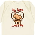 thumbnail image 4 of Inktastic My Nana Loves Me Monkey Boys or Girls Long Sleeve Baby Bodysuit, 4 of 5
