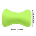 thumbnail image 4 of JTHNC Neck & Cervical Pillows Dog Bone Shaped Travel Neck Pillows With Washable For Car Bus Truck Driving Couch Office Chair Comfort Head Rest Support Neck Chiropractic Pillow (Green,38x20cm), 4 of 7