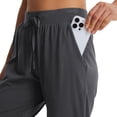 thumbnail image 3 of MASKERT Women's Joggers Pants-Athletic Running with Pockets Tapered Casual Workout Pants Dark Gray （Size XS-XXXL）, 3 of 10