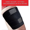 thumbnail image 3 of Adjustable Thigh Brace Support,unisex Breathable Neoprene Non-slip Hamstring Compression Sleeve, 3 of 5
