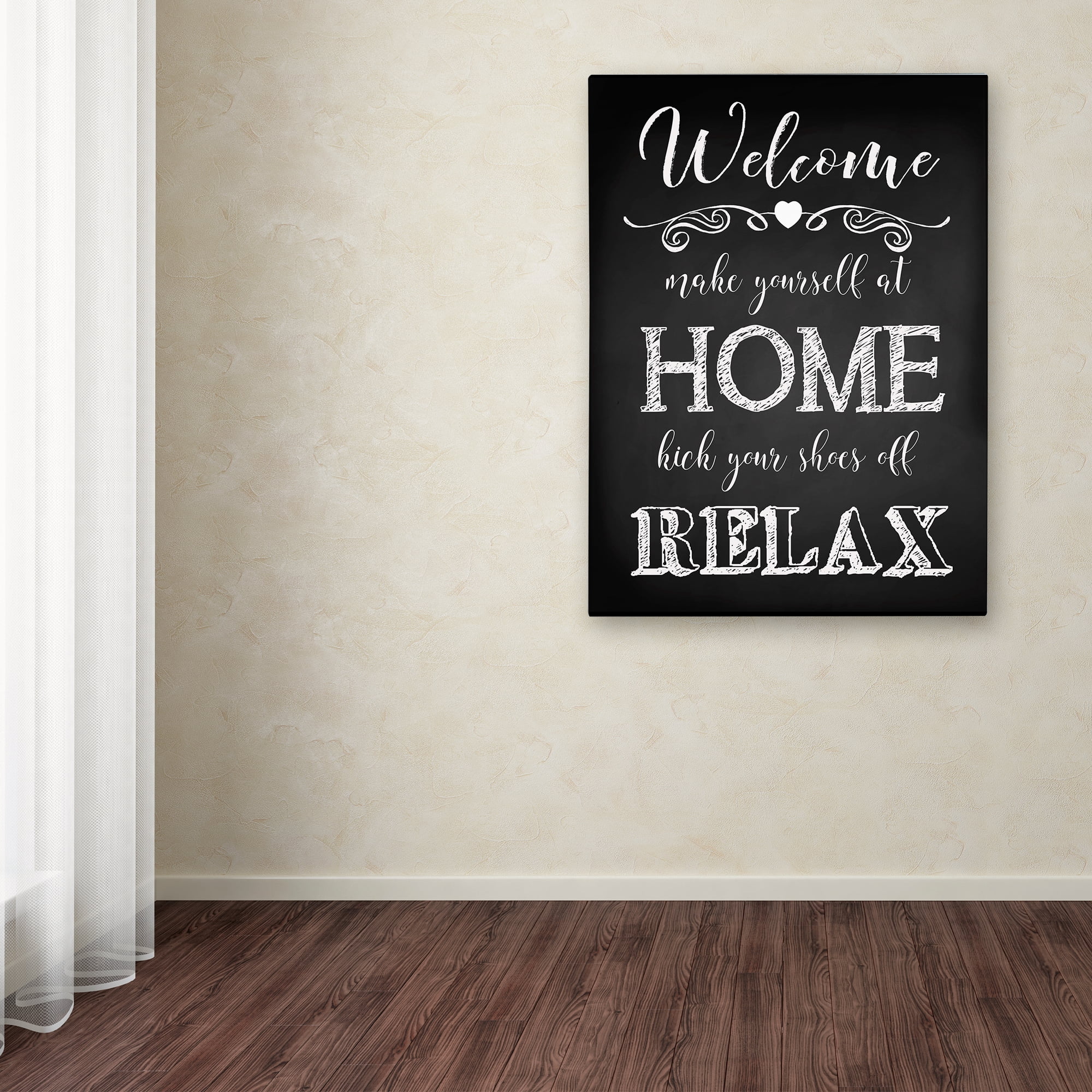 Trademark Fine Art 'Welcome Home 2' Canvas Art by Jean Plout