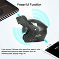 thumbnail image 6 of KUQIBAO Motorcycle Helmet Headset BT5.1 Noise Reduction Headphone Waterproof Support Hands-Free Calling Voice Assistant Auto-Answer, 6 of 9