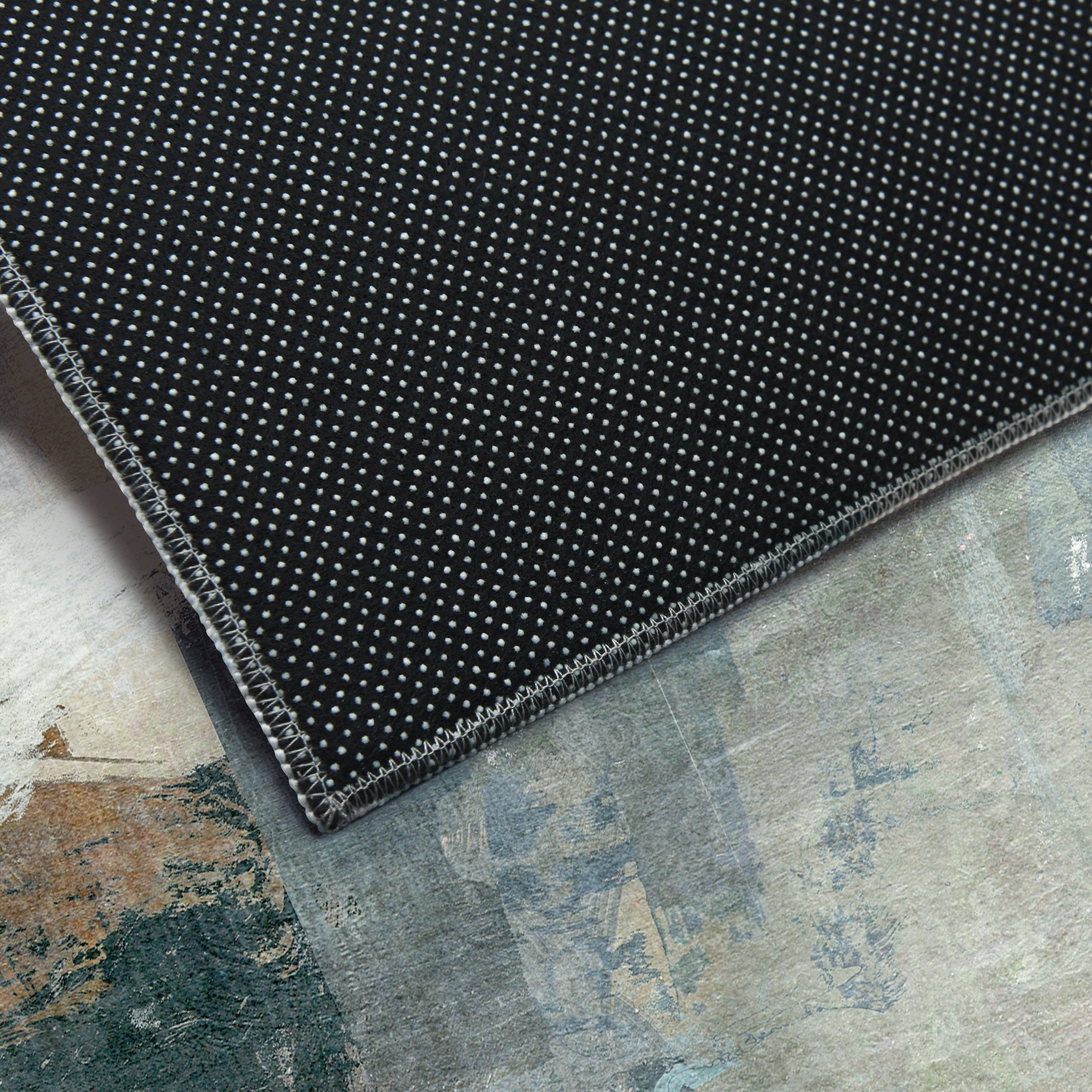 Interstellar Washable Abstract Art Area Rug size 5'x8'
