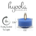 thumbnail image 4 of Hyoola, 6 Hour Winter Orange Scented Tealight Candles Orange Color 15 Pack, 4 of 4