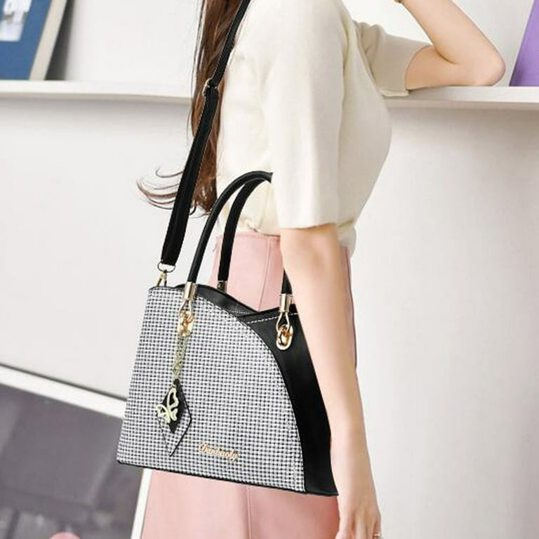 Women Handbag 2023 Fashion Purses Totes Soft PU Shoulder Bag For Travel Shopping Walmart