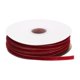 thumbnail image 1 of Bobina de Cinta de Terciopelo de Cara Simple para Manualidades DIY Envoltura de Regalos Marrón Rojo, 1 of 5