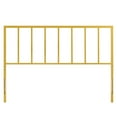 thumbnail image 4 of Headboard, King Size, Metal Steel, Gold, Modern Contemporary Urban Design, Bedroom Master Guest Suite, 4 of 7