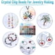 thumbnail image 3 of Kit para hacer joyas de cristal (1400 piezas), 28 cuentas de piedras preciosas de colores., 3 of 5