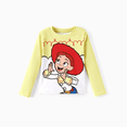 thumbnail image 5 of Disney Toy Story Jessie Girls Rash Guard Swimsuit Long Sleeve Top and Ruffle Bikini Bottom Set for Kids 2–9Y, 5 of 9
