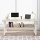 thumbnail image 5 of Computer Desk Desktop Home Creative Small Desk Double Station Office Desk Bedroom Simple Desk School Desk Commercial Furniture My Lux Decor Round, 5 of 15