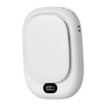 thumbnail image 2 of Ventilador de cintura portátil y compacto para exteriores, ventilador de refrigeración personal con 4 velocidades ajustables para Blanco, 2 of 9