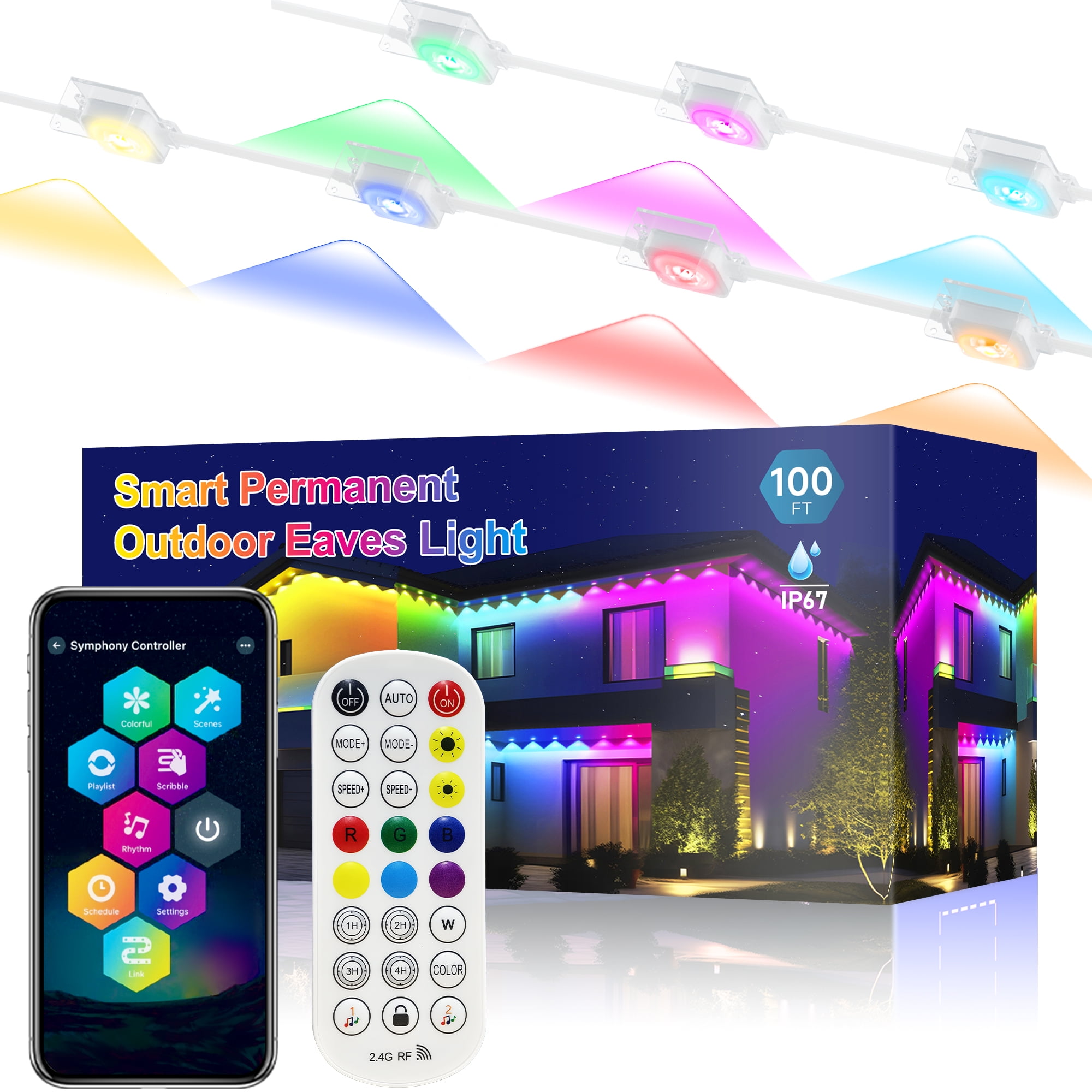 DAYBETTER 100ft Smart Outdoor LED Eaves Lights photo 6