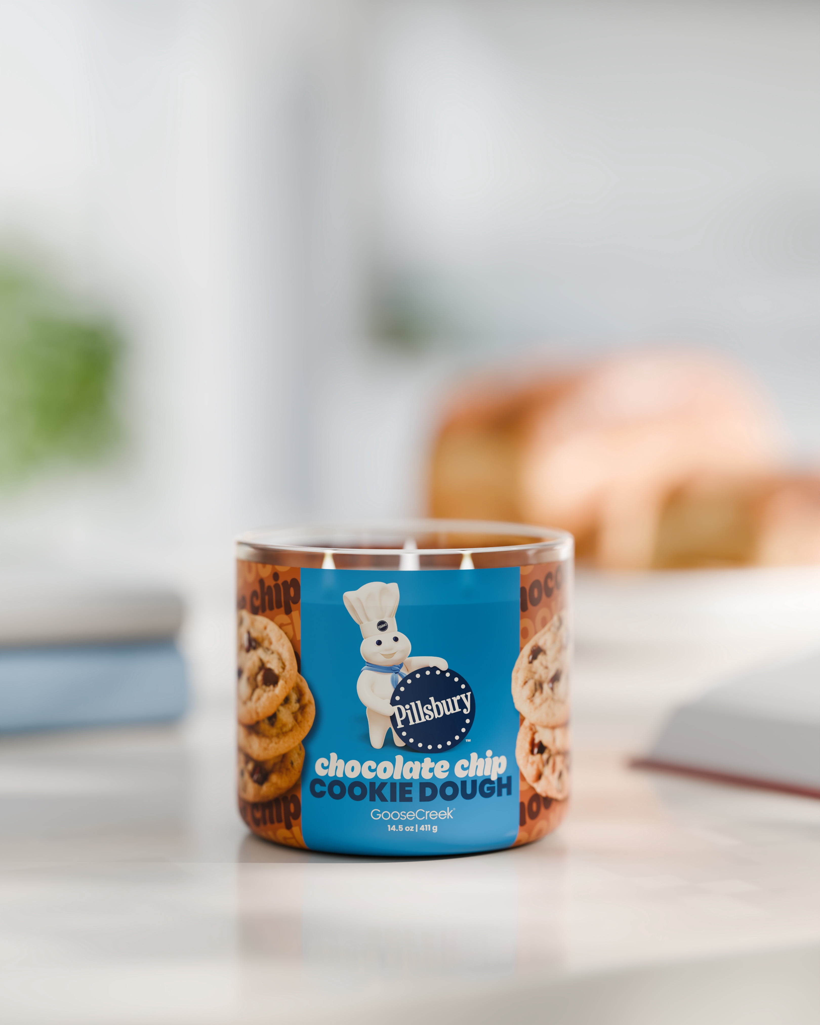Goose Creek 3-Wick Pillsbury Cookie Dough Scented Candle, 14.5oz