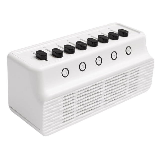 Música para dormir con ruido blanco para bebés, ayuda para dormir para adultos, caja para dormir con 8 opciones de mezcladores de sonidos de la naturaleza, altavoz Bluetooth con temporizador para dorm